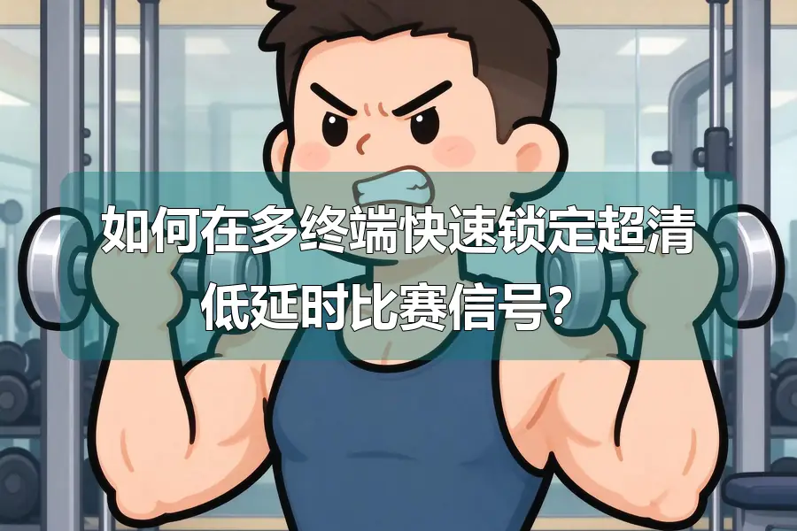如何在多终端快速锁定超清低延时比赛信号？