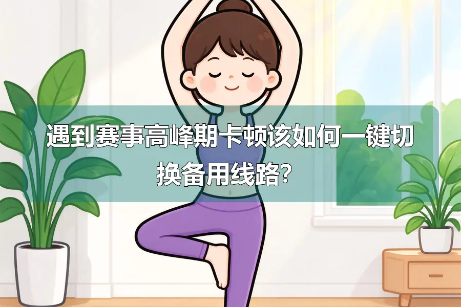 遇到赛事高峰期卡顿该如何一键切换备用线路？